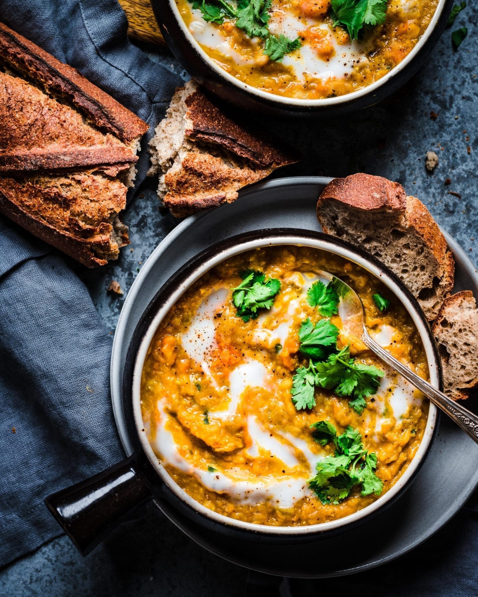 Spiced Lentil and Sweet Potato Soup Recipe
