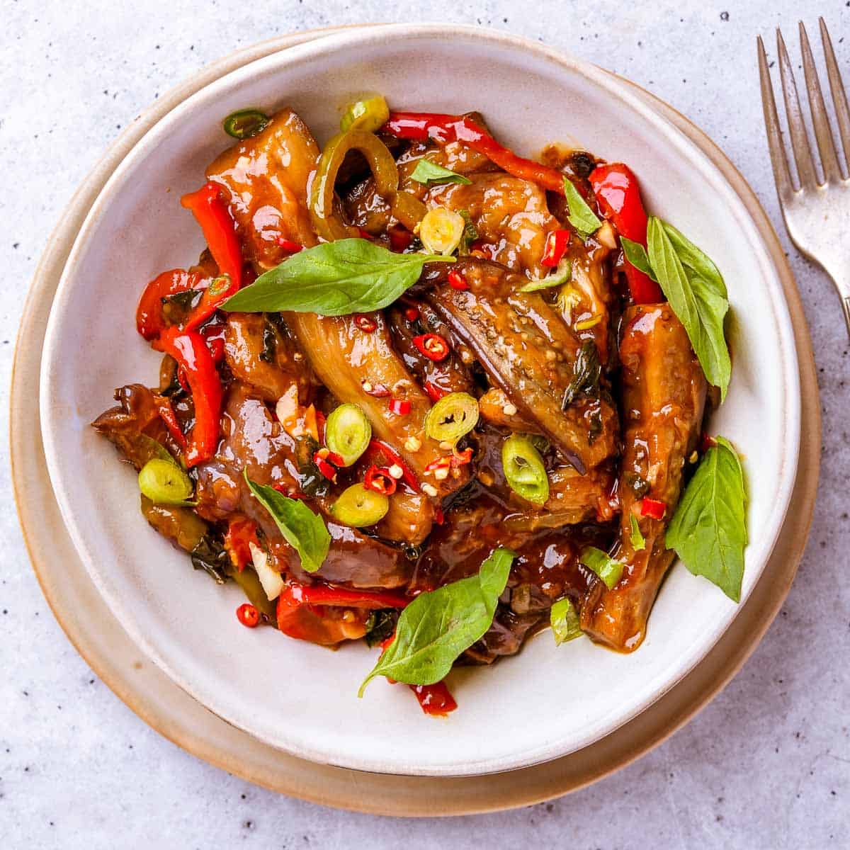 Thai Basil Eggplant Recipe