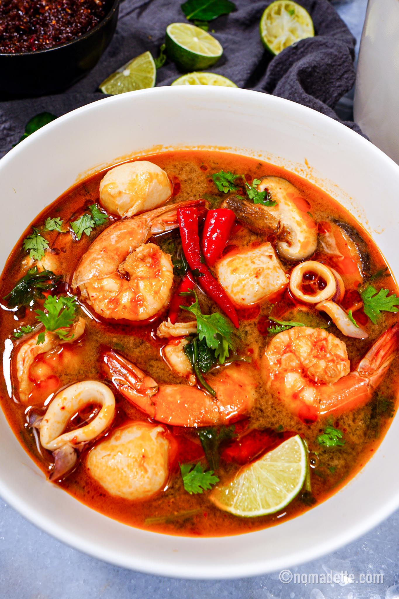 Seafood Tom Yum Recipe