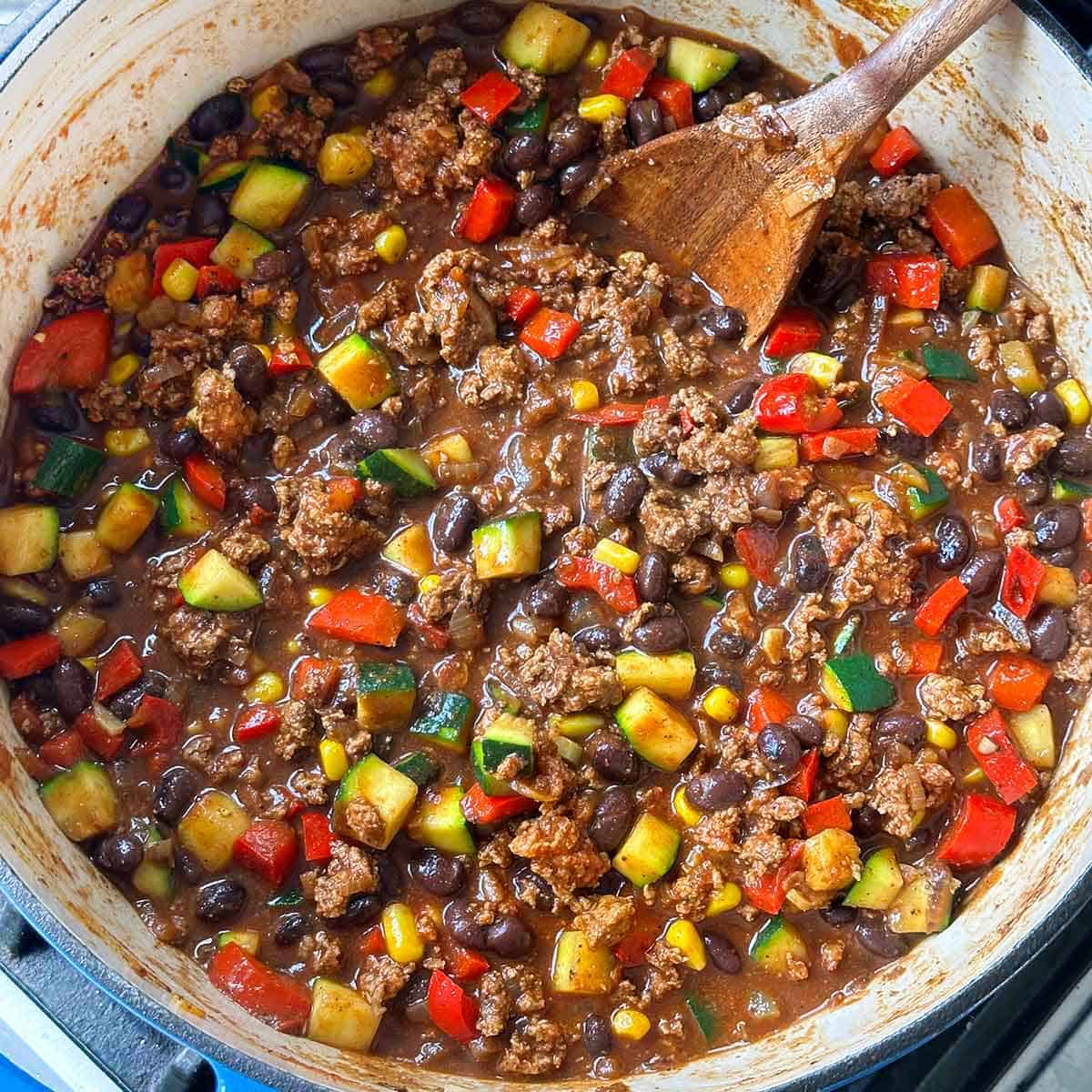 Turkey Vegetable Chili Recipe