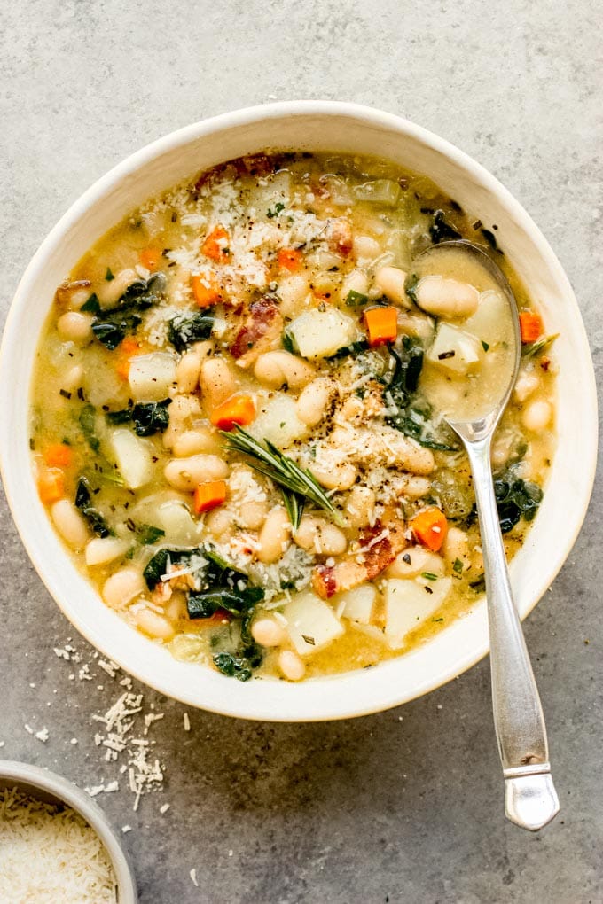 Tuscan White Bean and Kale Soup Recipe