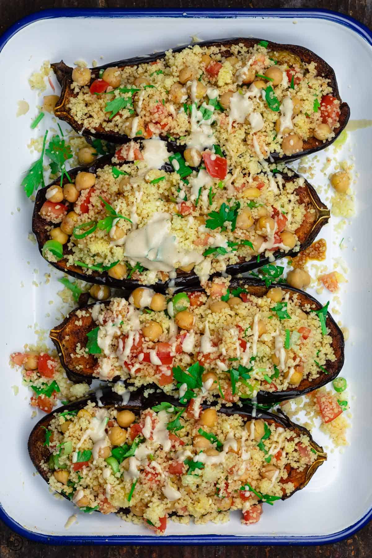 Mediterranean Stuffed Eggplant Recipe