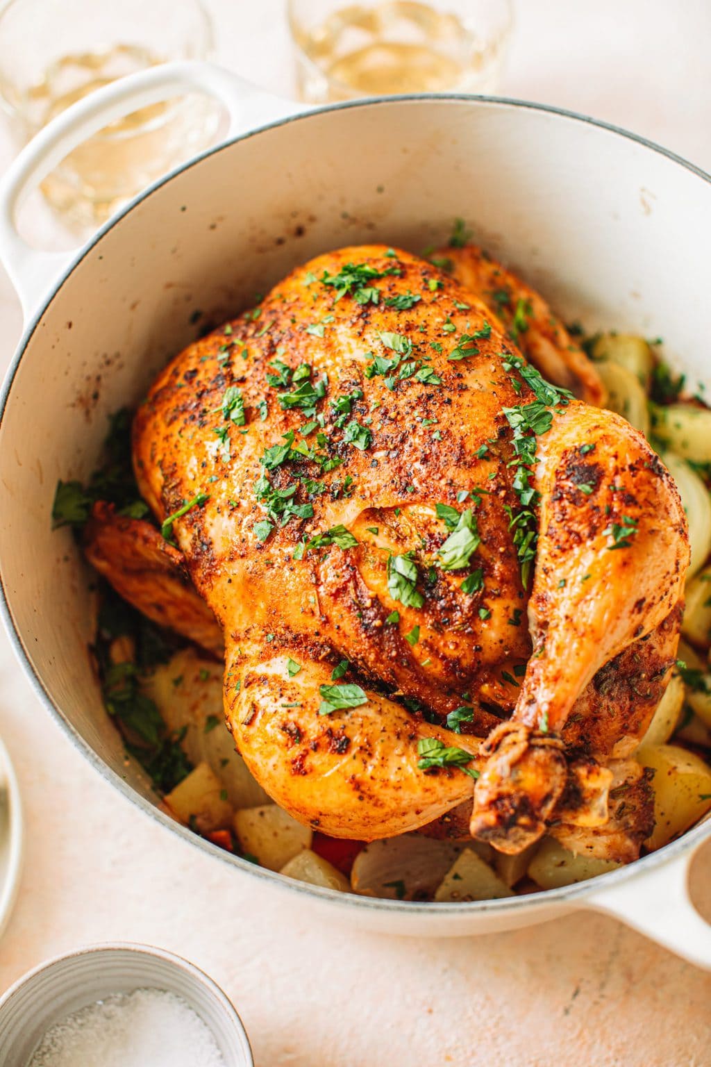 Dutch Oven Whole Roasted Chicken Recipe