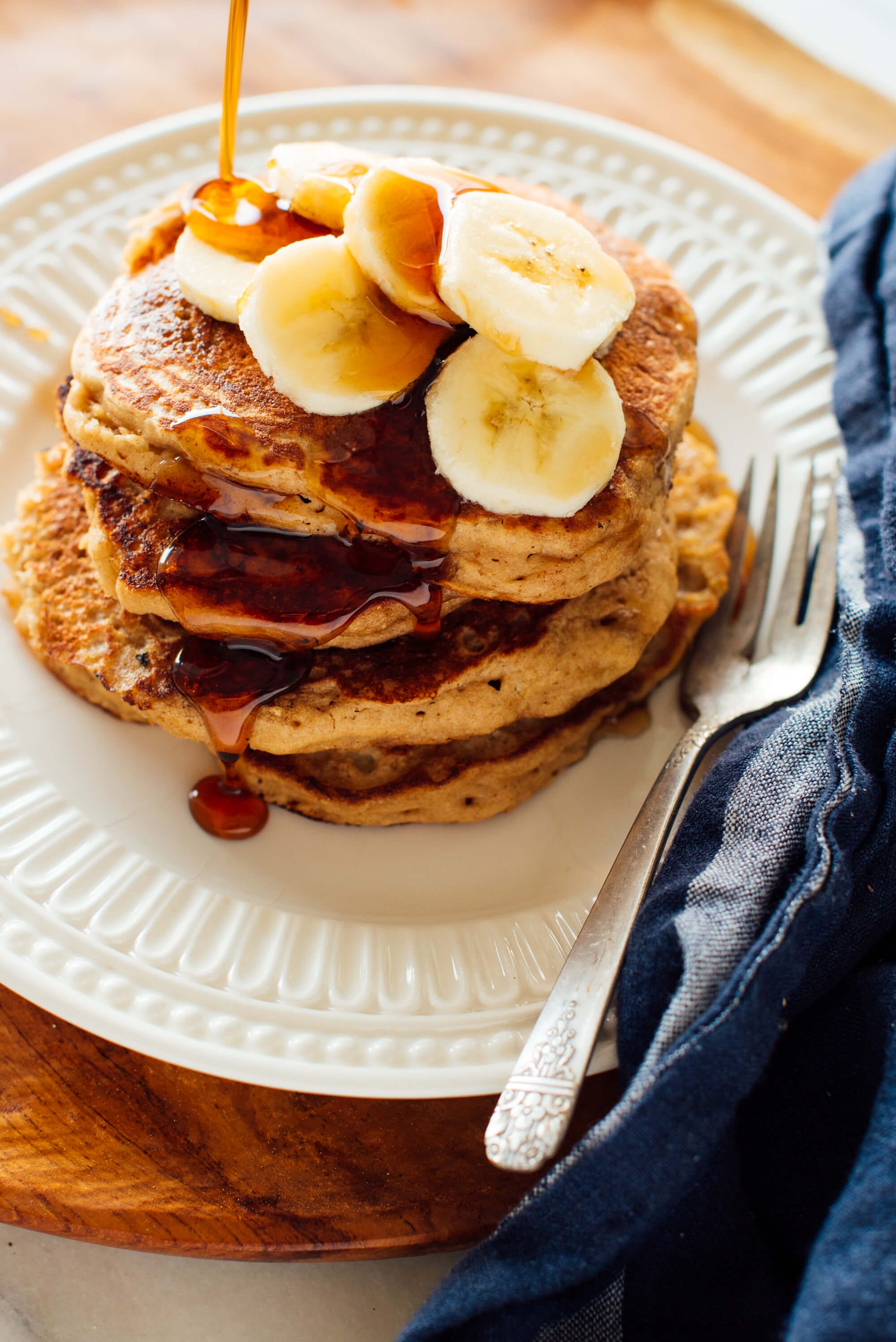 Whole Grain Banana Pancakes Recipe