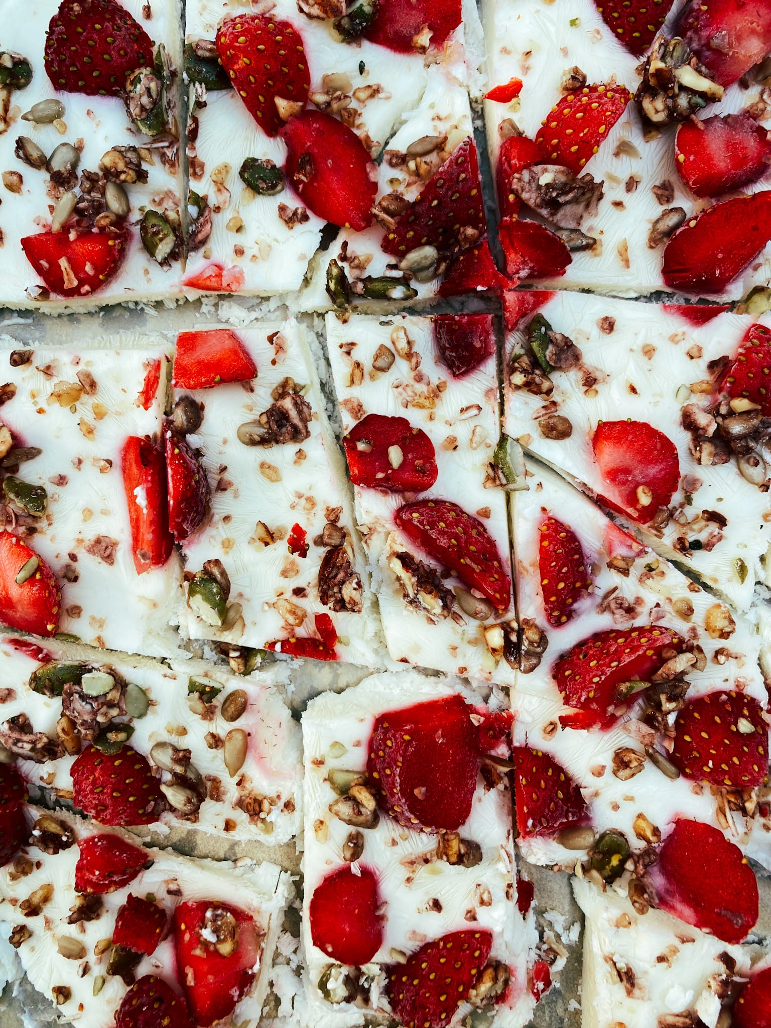 Frozen Greek Yogurt Bark Recipe