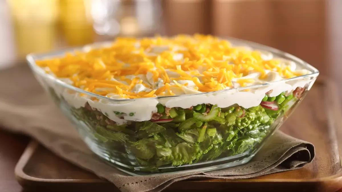 Skinny Seven-Layer Salad Recipe