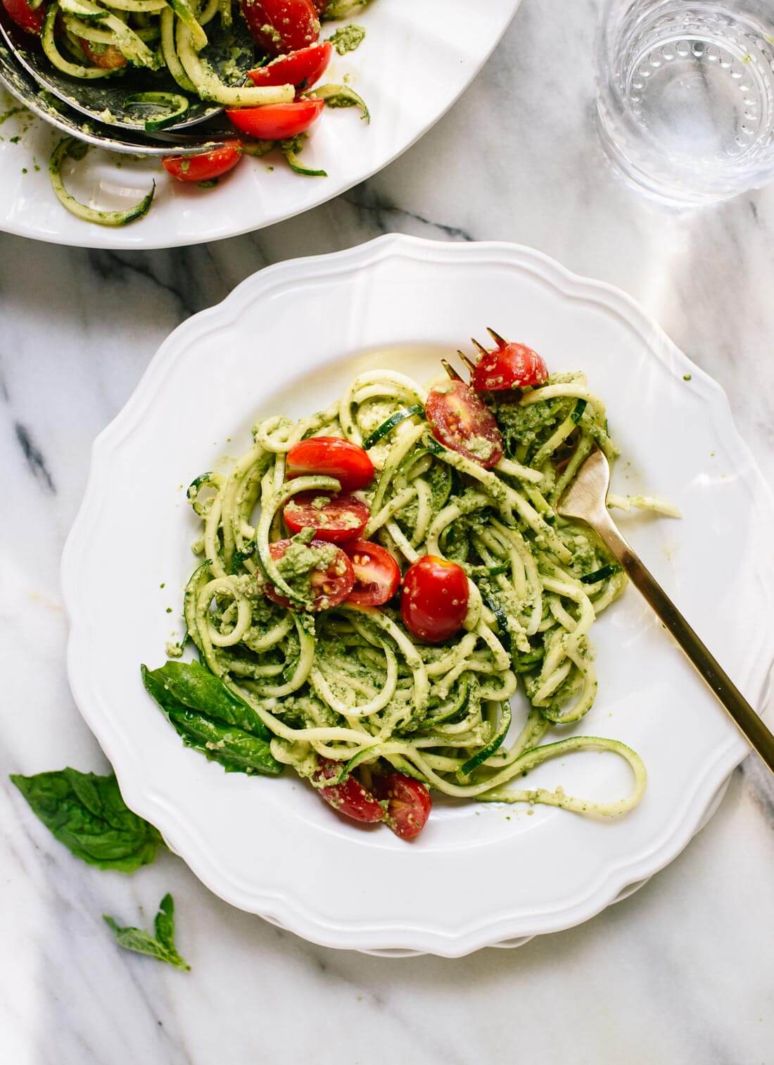 Zucchini Noodles with Pesto
