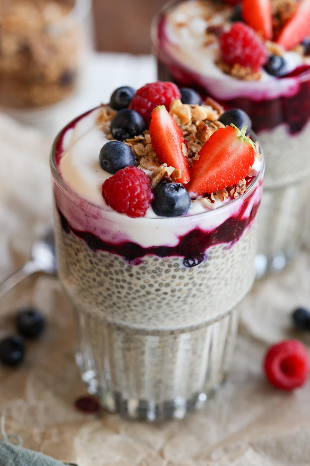 Chia Seed Pudding with Berries Recipe