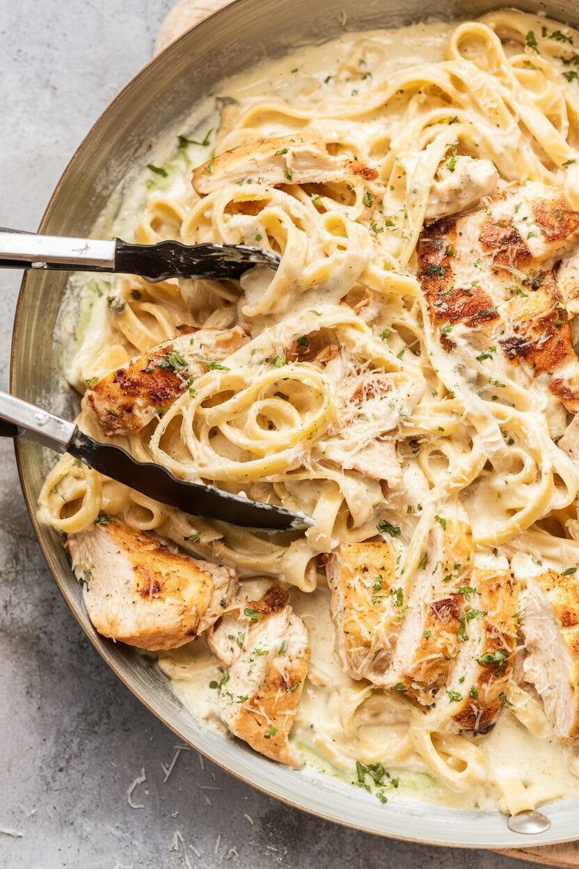 Chicken Fettuccine Alfredo