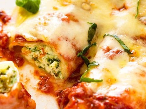 Spinach and Ricotta Cannelloni Recipe