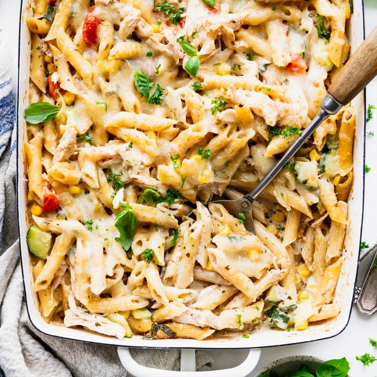 Dump-and-Bake Summer Pasta Recipe