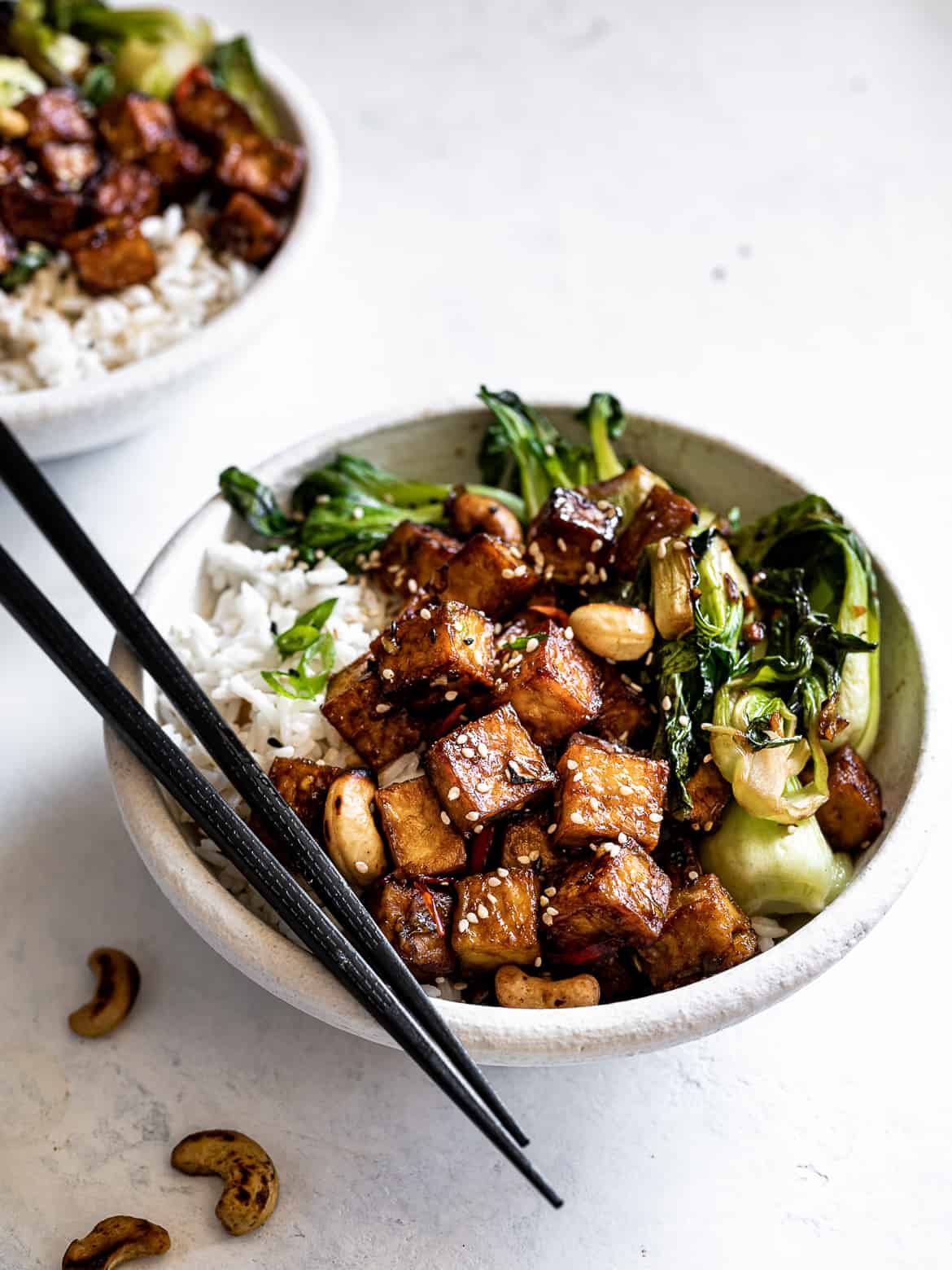 Tofu and Bok Choy Stir-Fry