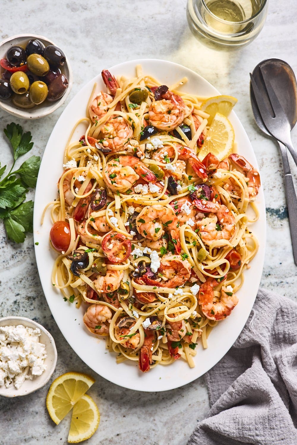 Greek Shrimp Scampi Recipe