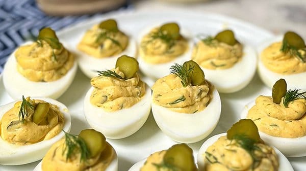 Pickle Deviled Eggs