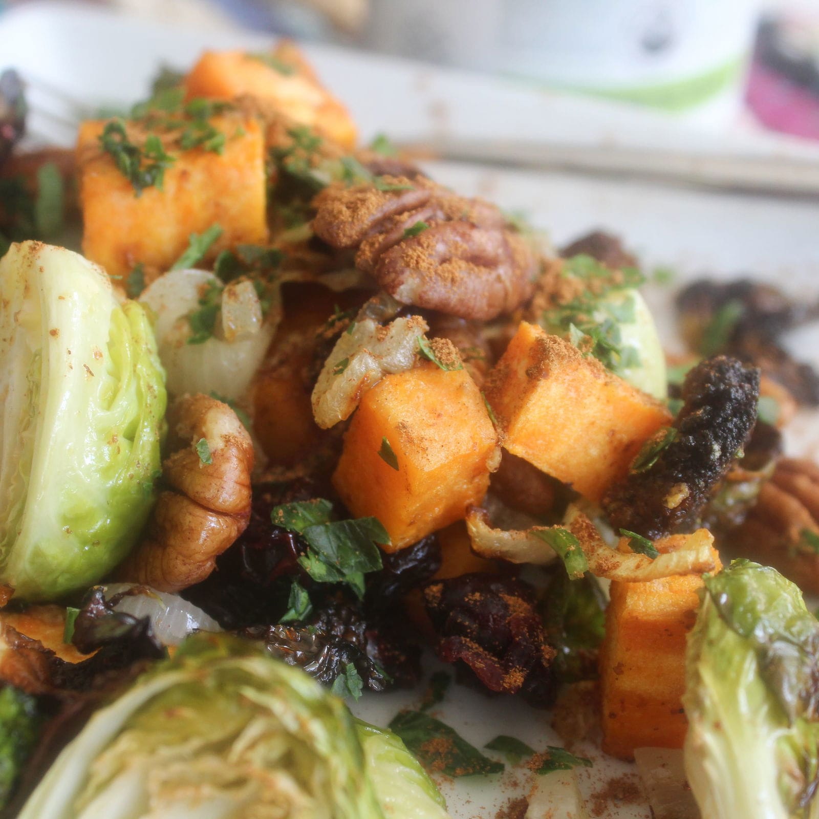 Pumpkin Spice Roasted Vegetables