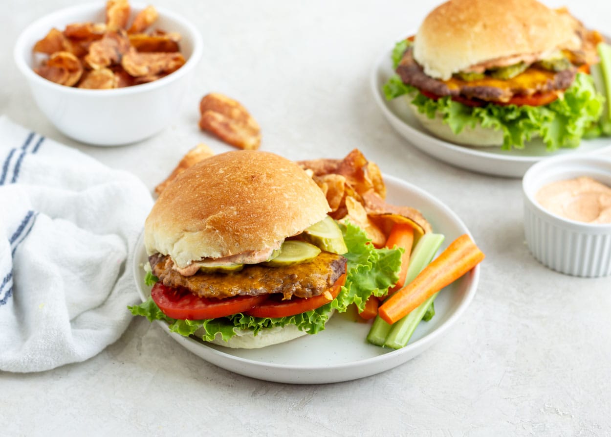 Sheet Pan Black Bean Burgers Recipe