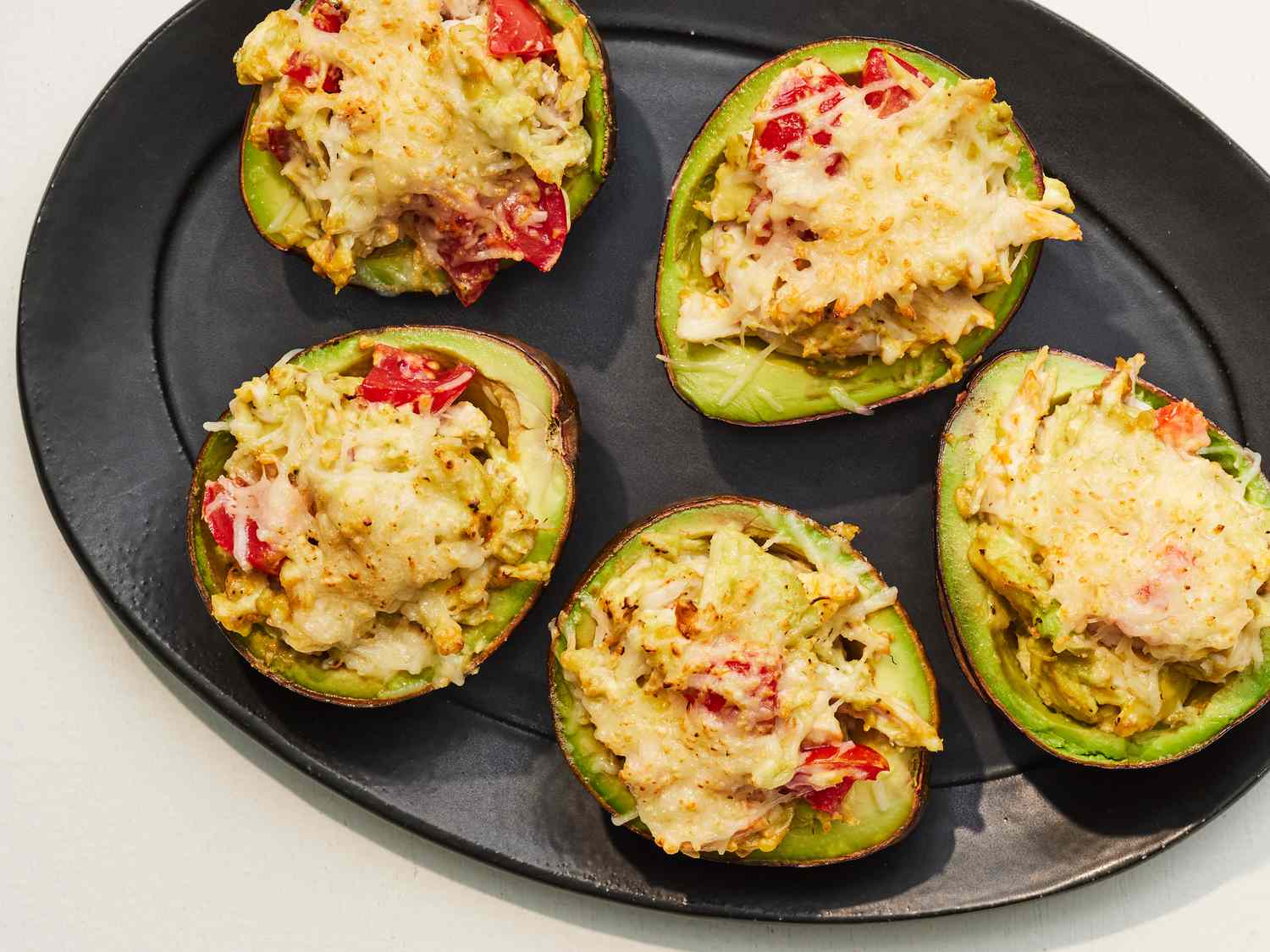 Chicken Tinga Stuffed Avocados