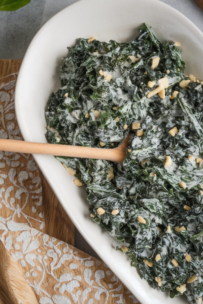 Easy Creamed Kale