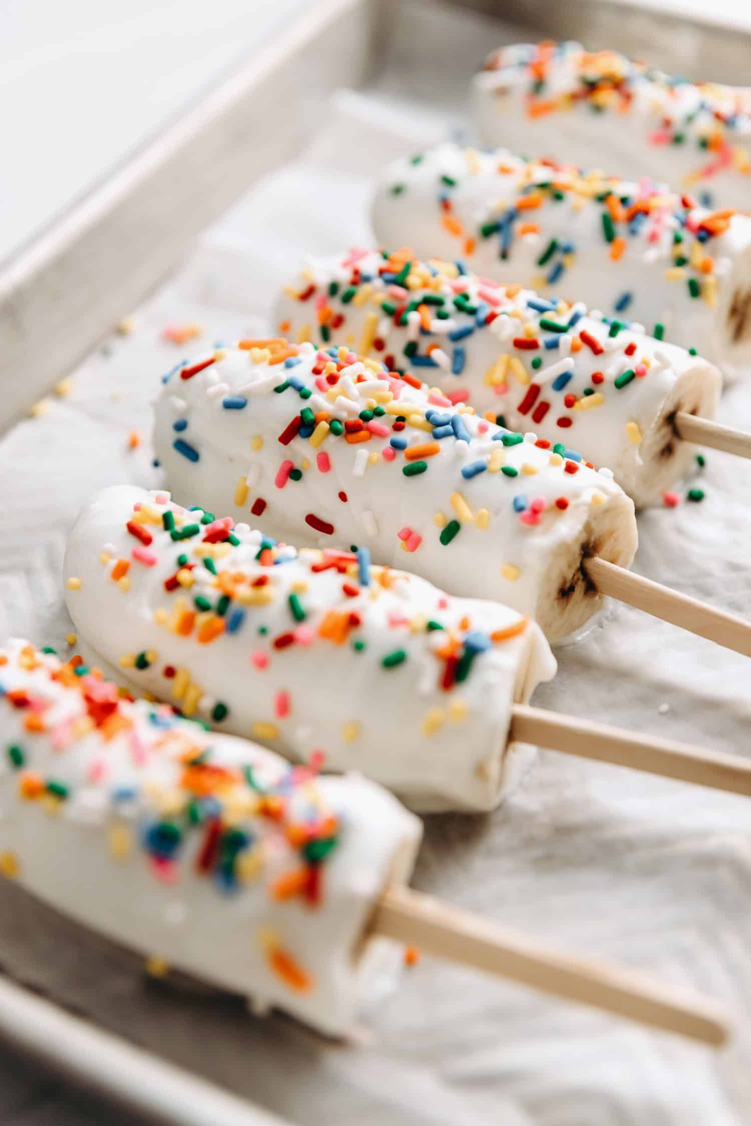 Frozen Banana Yogurt Pops