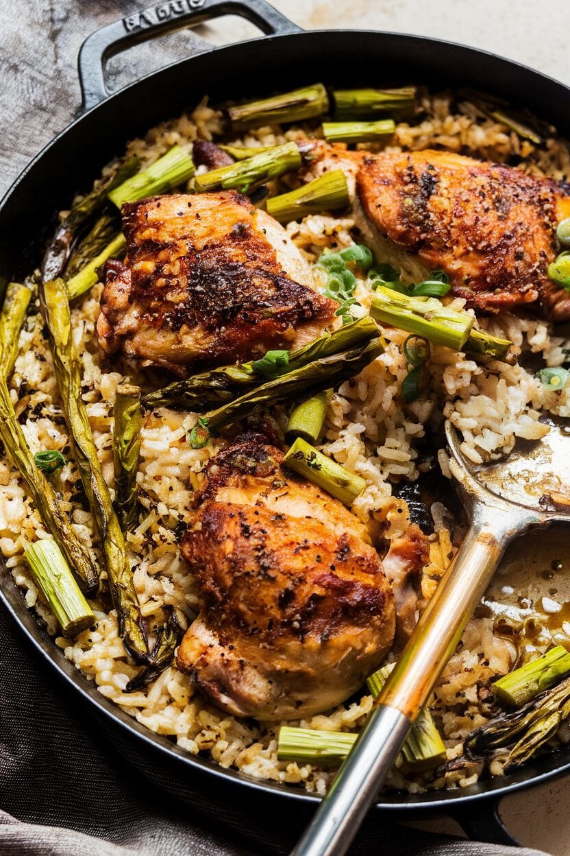 Baked Chicken and Rice