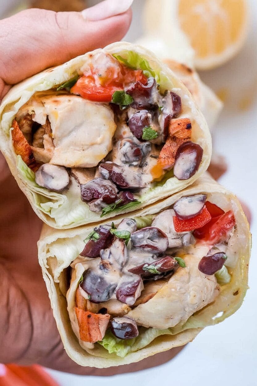 Grilled Chicken Wraps