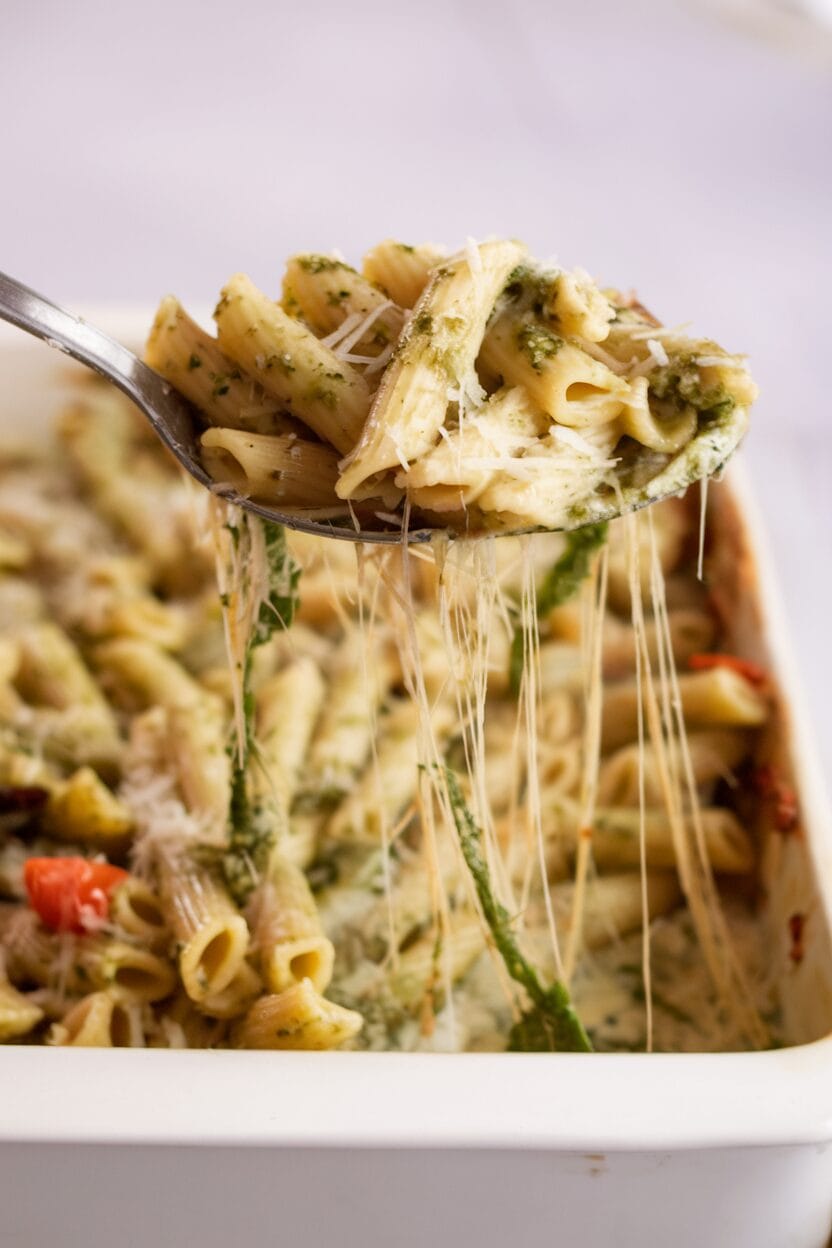 Pesto Pasta Bake