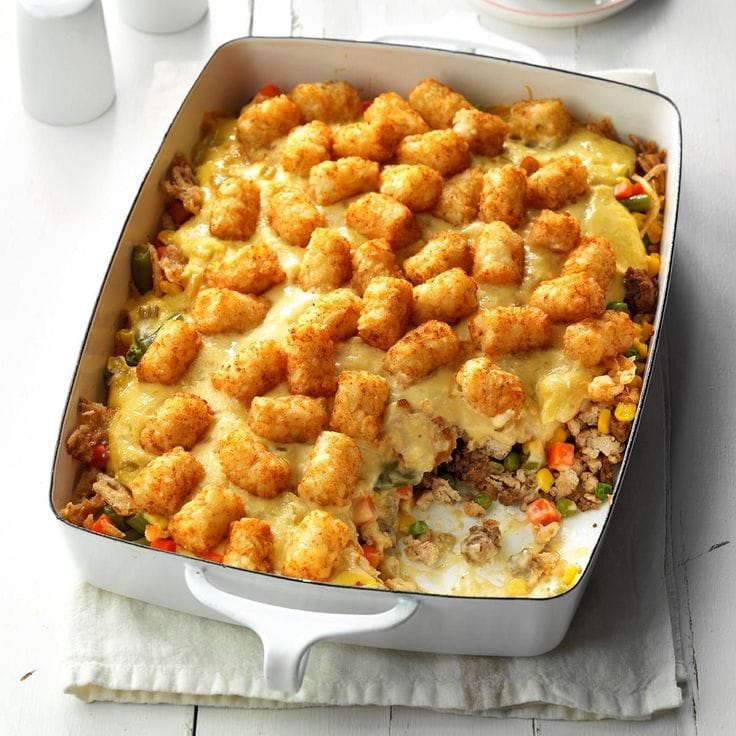 Makeover Tater-Topped Casserole Recipe