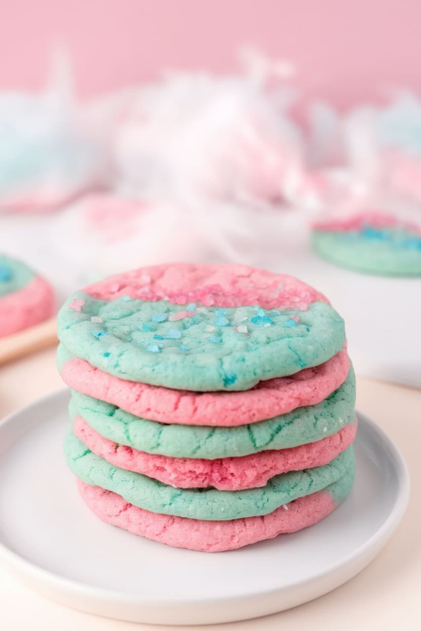 Cotton Candy Cookies