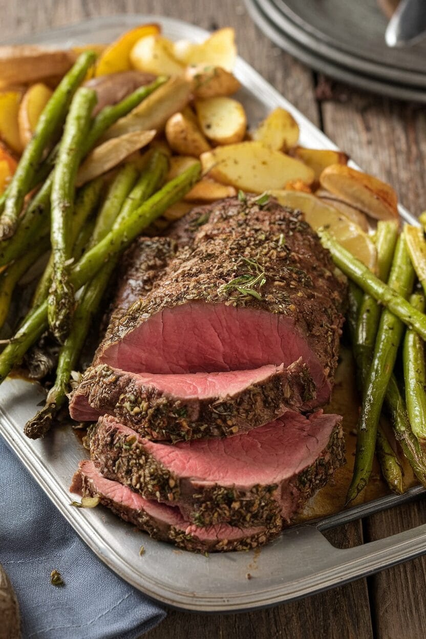 Herb Crusted Beef Tenderloin