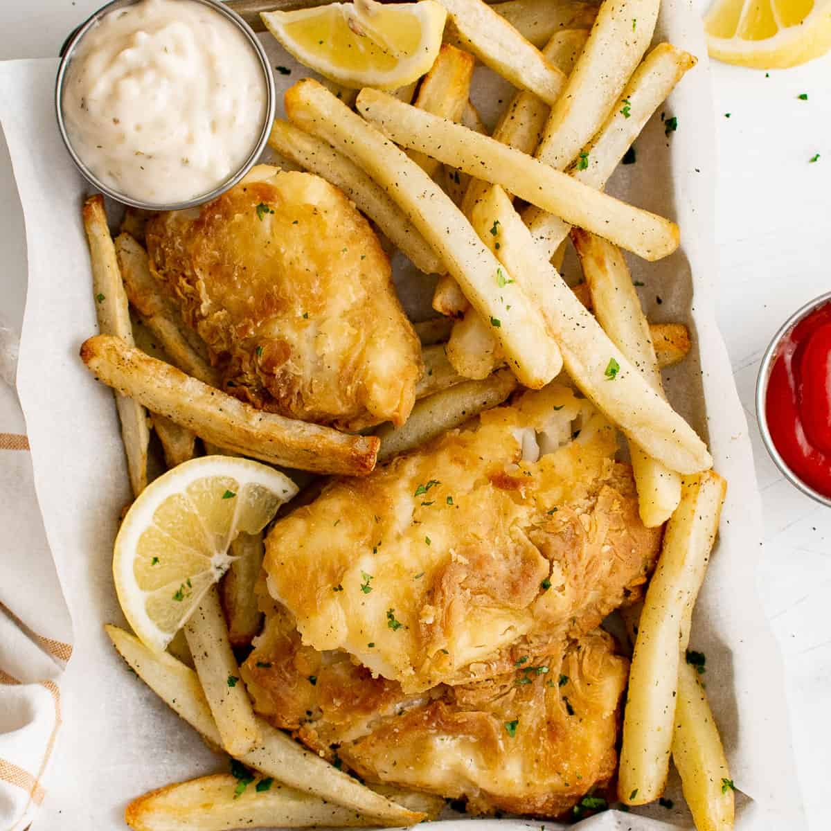 Air Fryer Fish and Chips Recipe