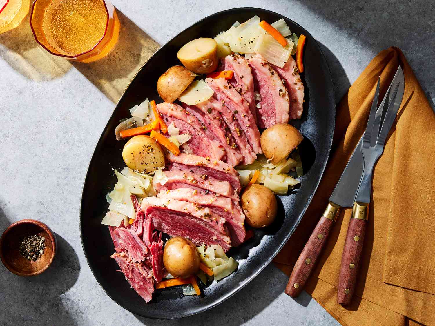 Slow Cooker Corned Beef and Cabbage Recipe