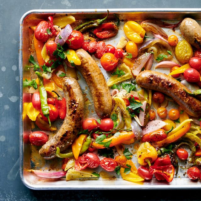 One-Pan Sausage and Peppers Recipe