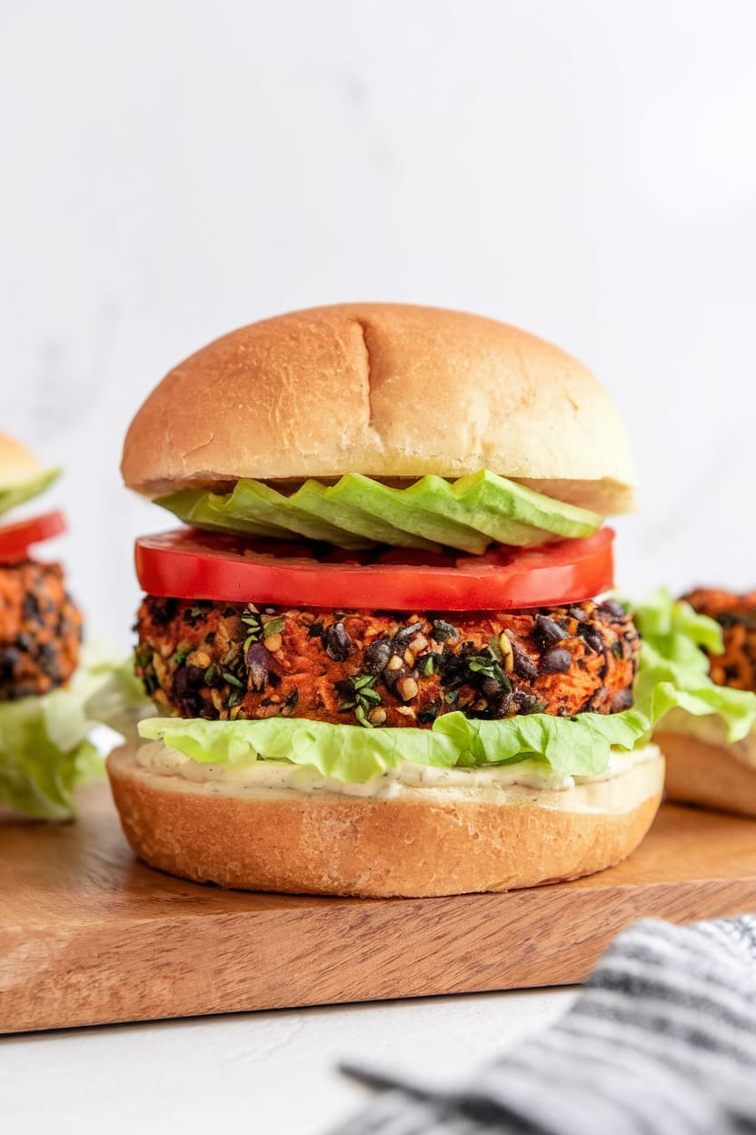 Sweet Potato-Black Bean Burgers