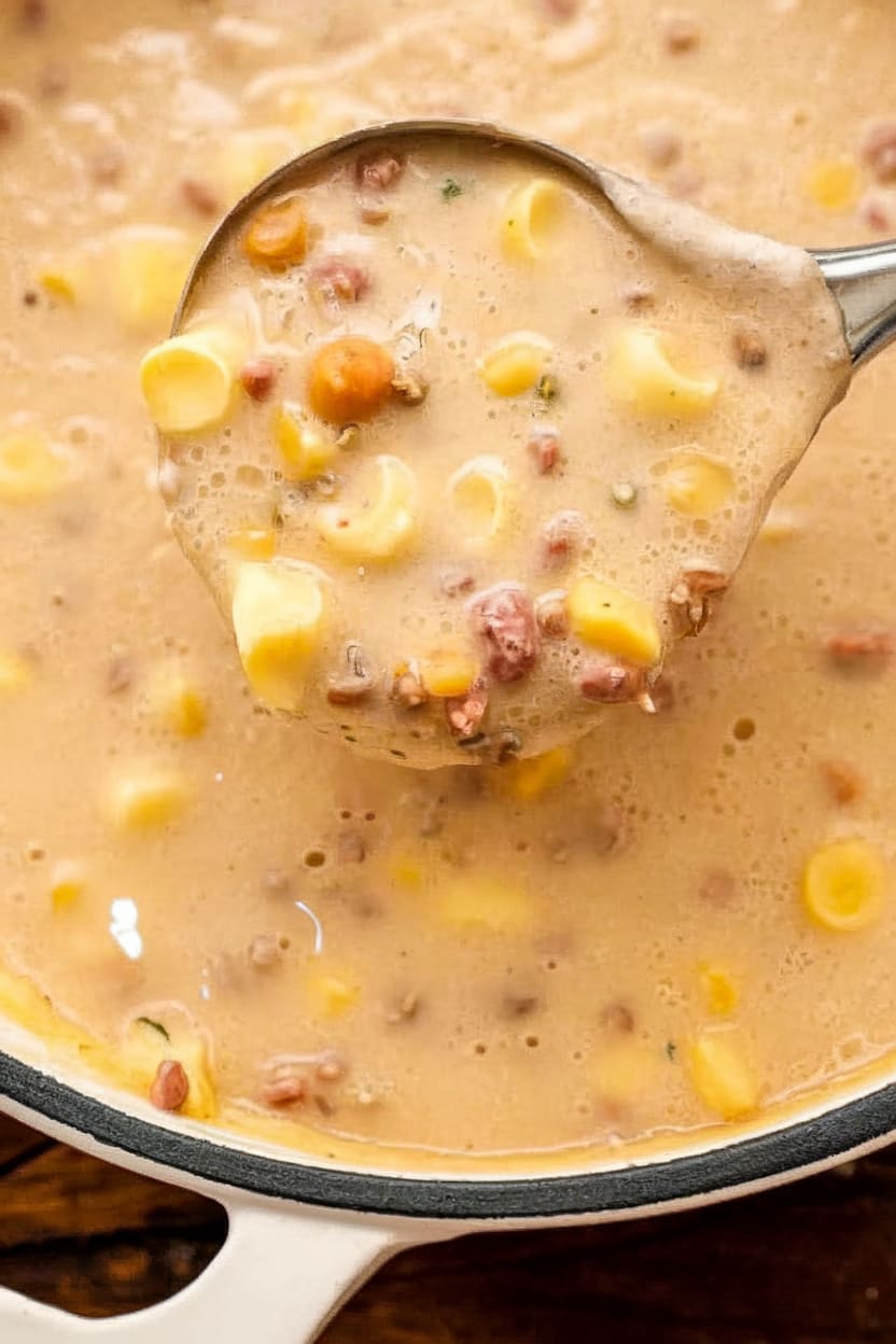 Easy Cheeseburger Soup