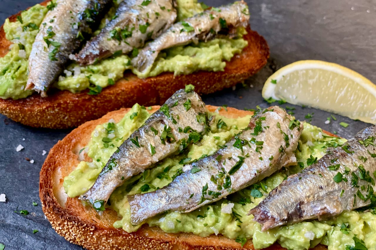 Sardine and Avocado Toast Recipe