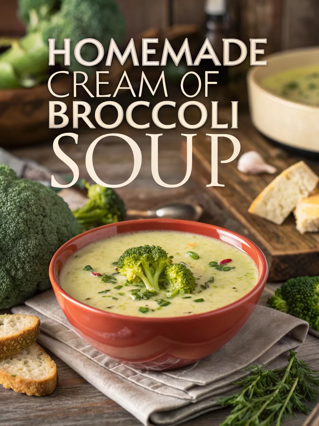 Homemade Cream of Broccoli Soup