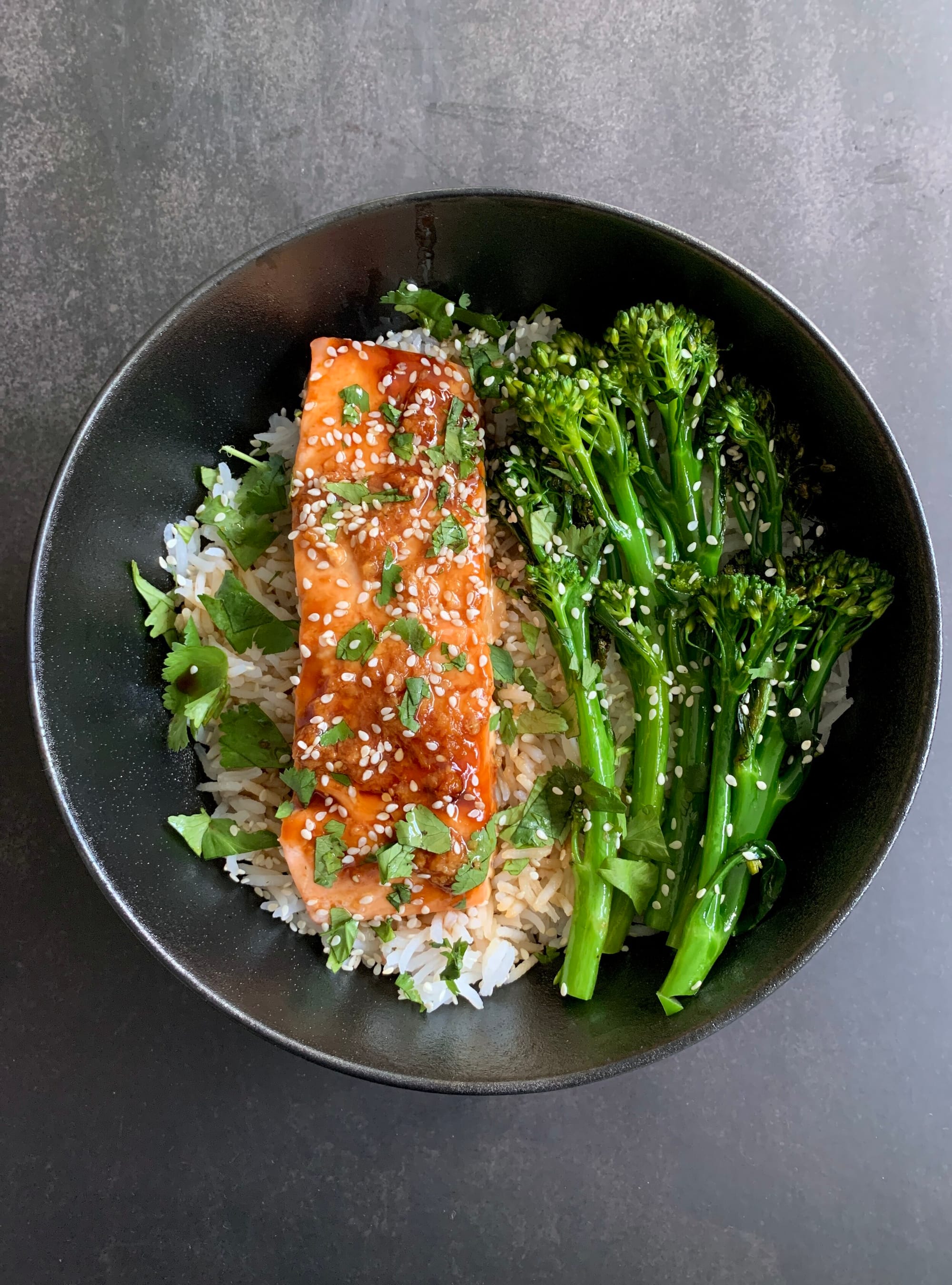 Teriyaki Glazed Salmon and Broccoli Recipe