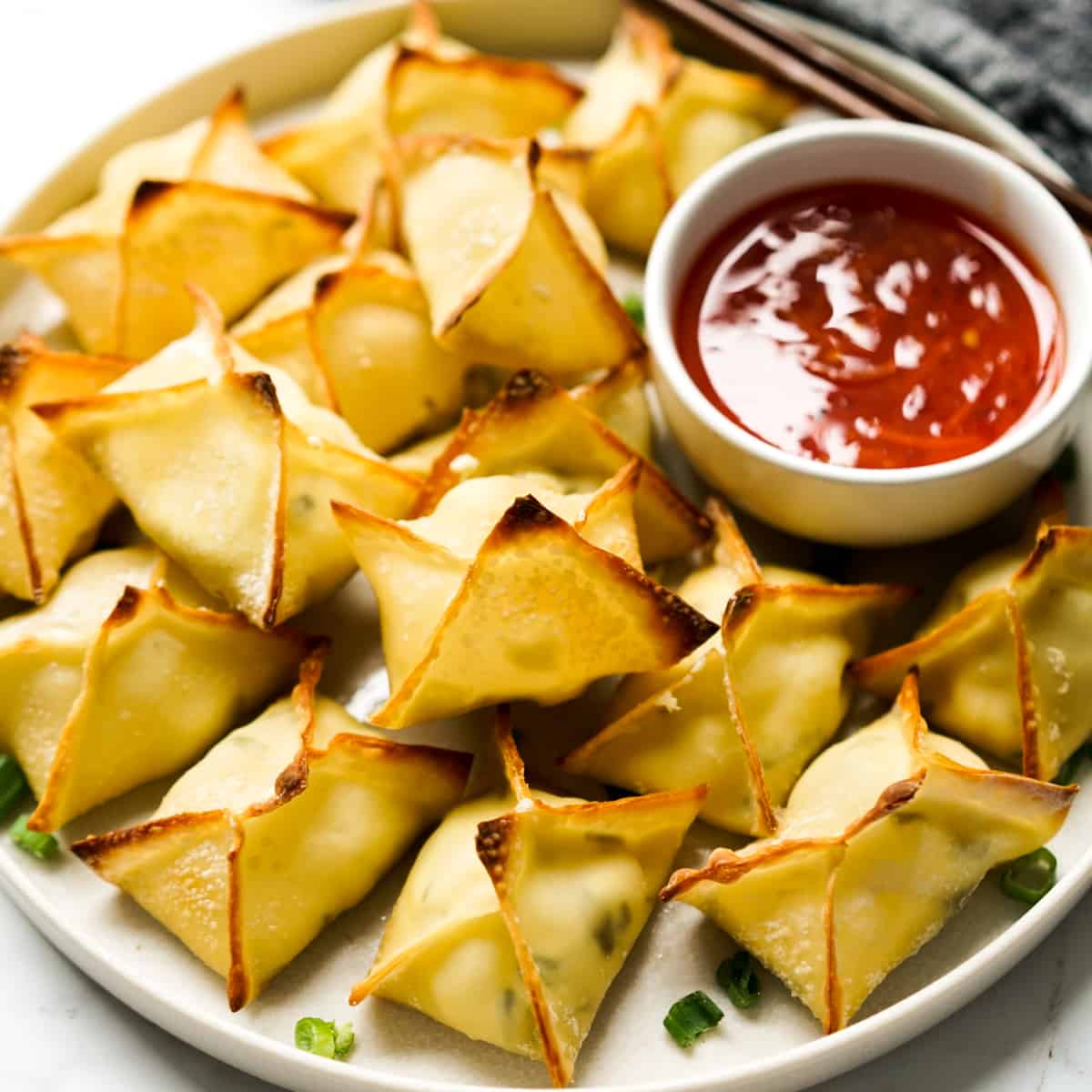 Baked Cream Cheese Wontons Recipe