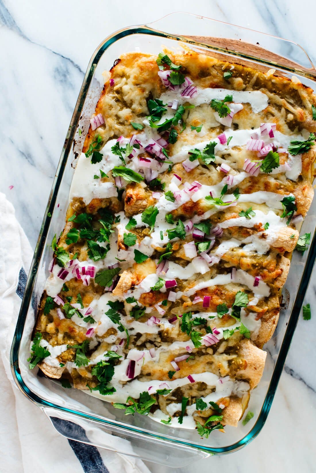 Sweet Potato Black Bean Enchiladas