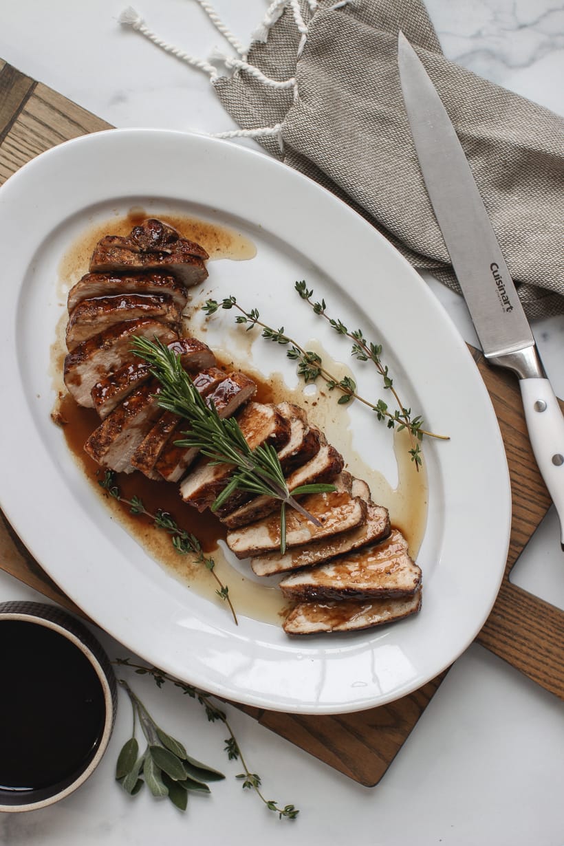 Balsamic Glazed Pork Tenderloin Recipe