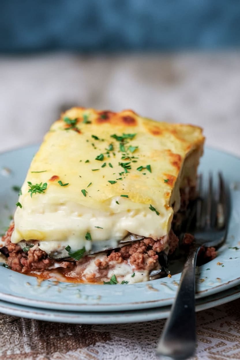 Moussaka (Greek Eggplant Lasagna)