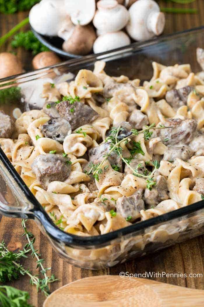 Beef Stroganoff Casserole Recipe