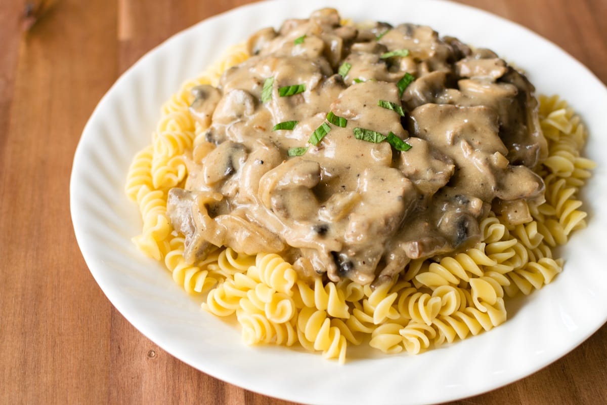 Beef Stroganoff