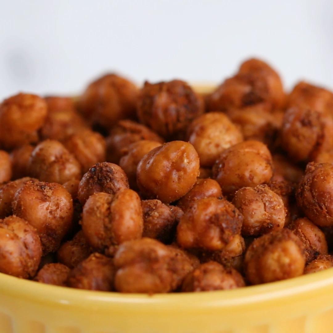 Spicy Roasted Chickpeas Recipe