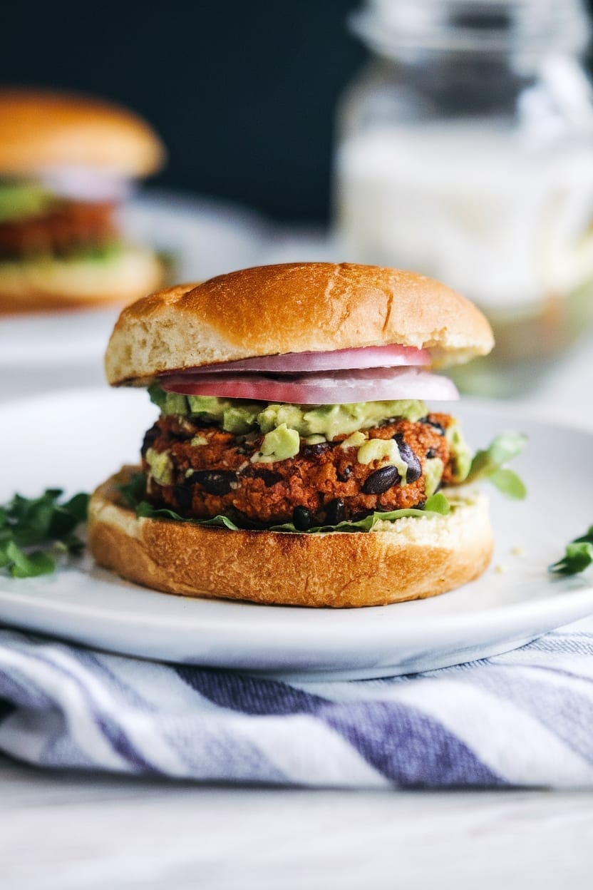 Sweet Potato-Black Bean Burgers