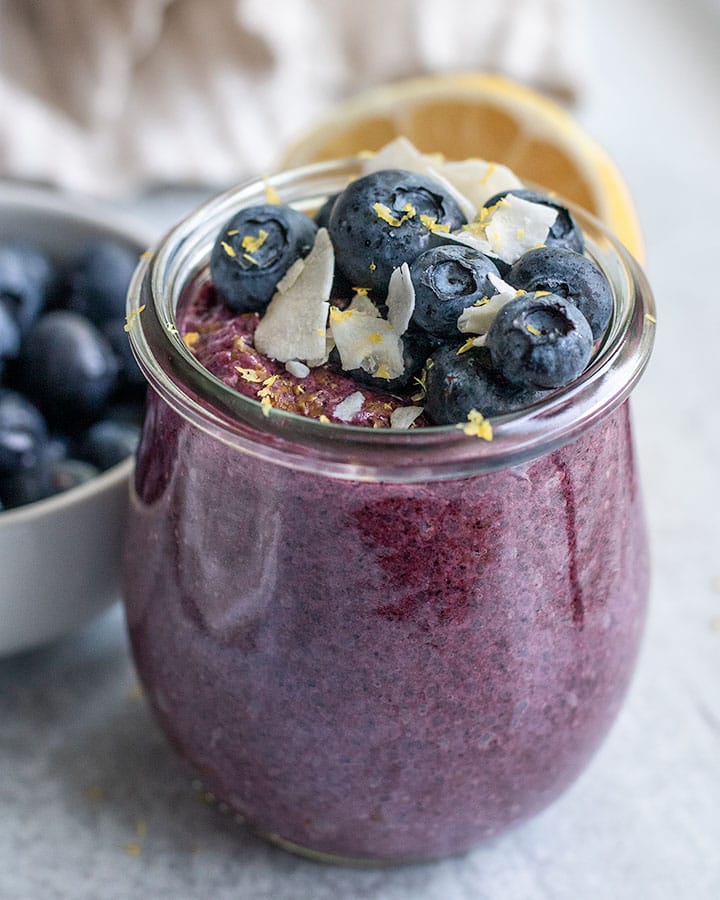 Wild Blueberry Chia Pudding Recipe