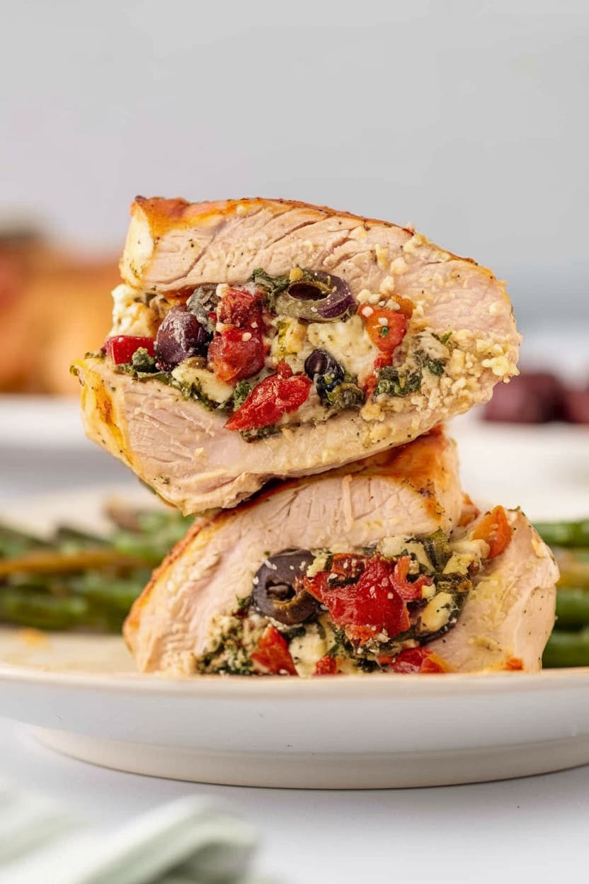 Mediterranean Stuffed Chicken Breast