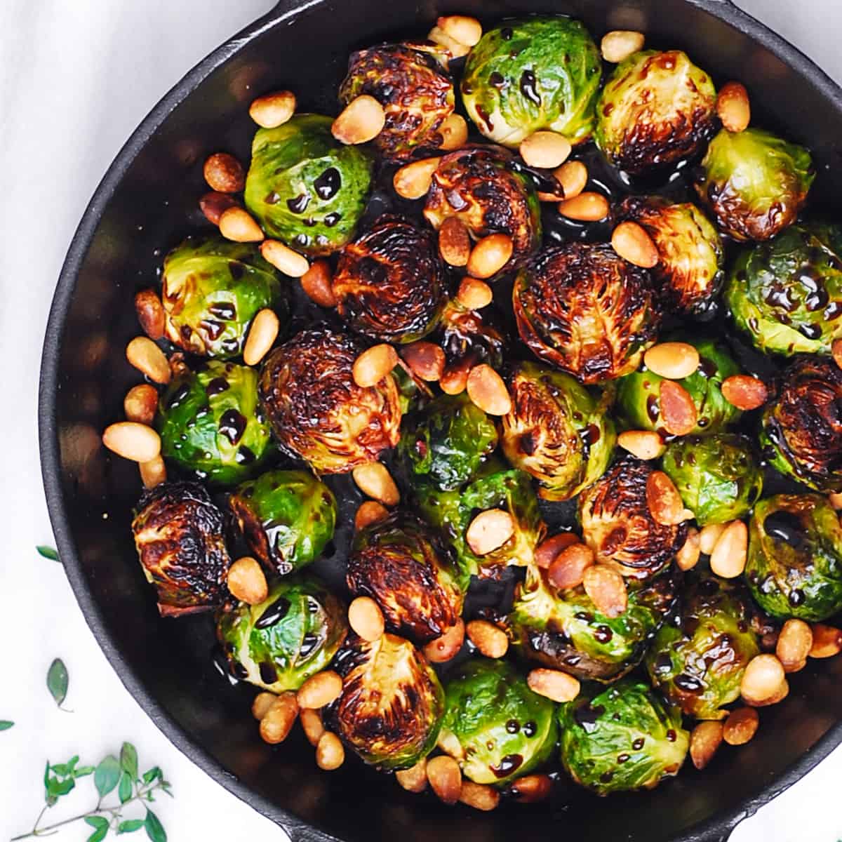 Roasted Brussels Sprouts with Balsamic Glaze Recipe