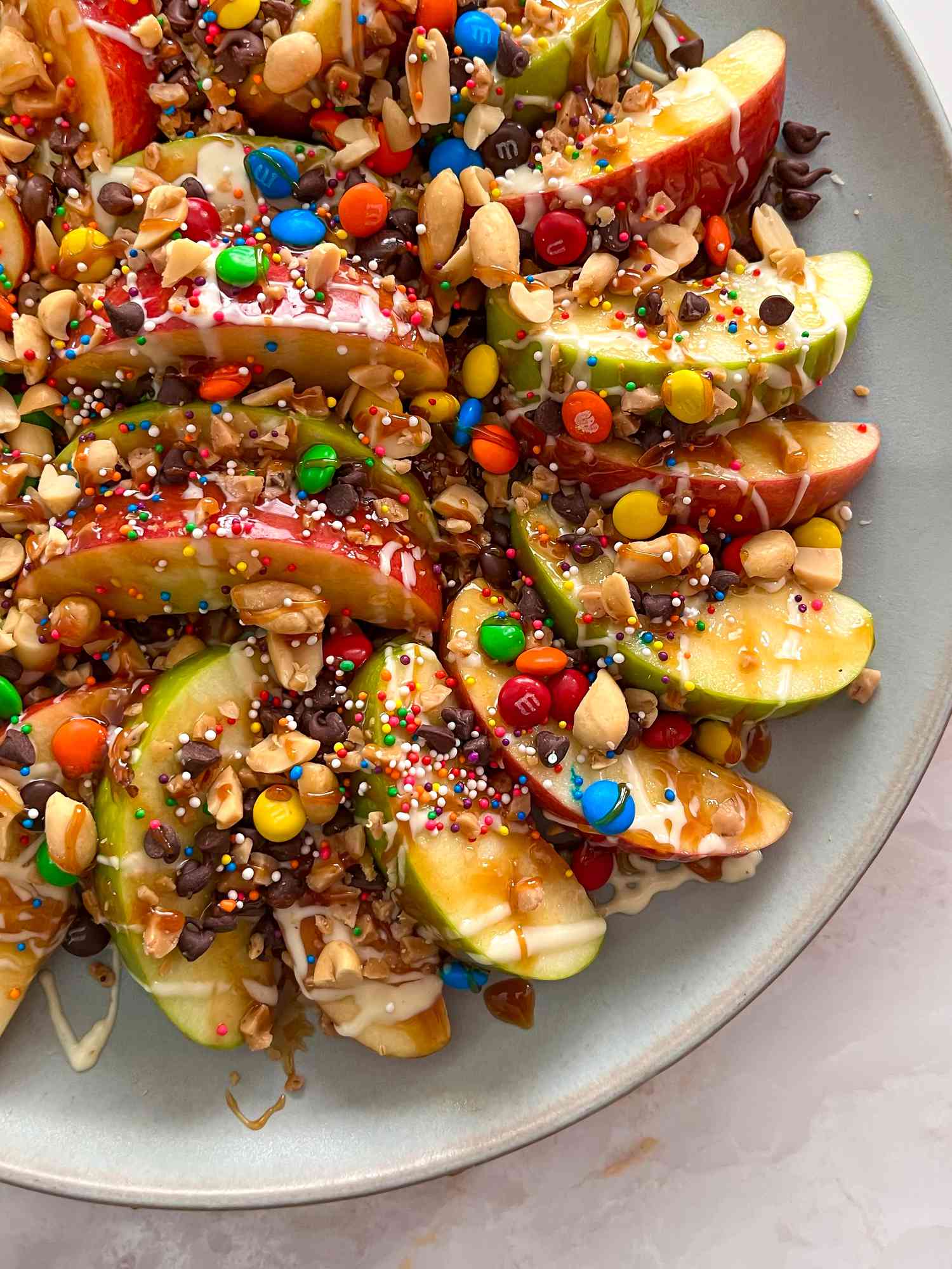 Quick Caramel Apple Nachos Recipe