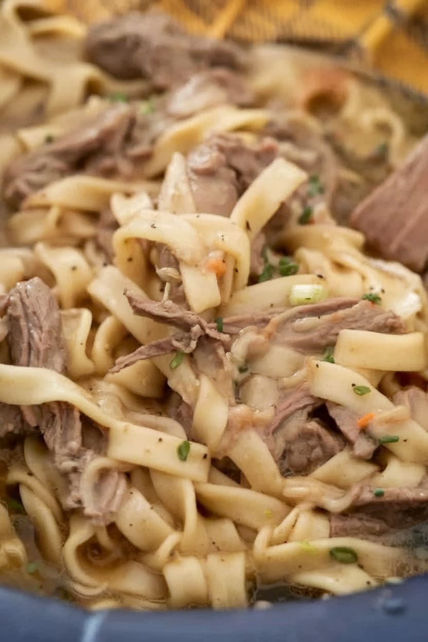Grandma's Beef and Noodles